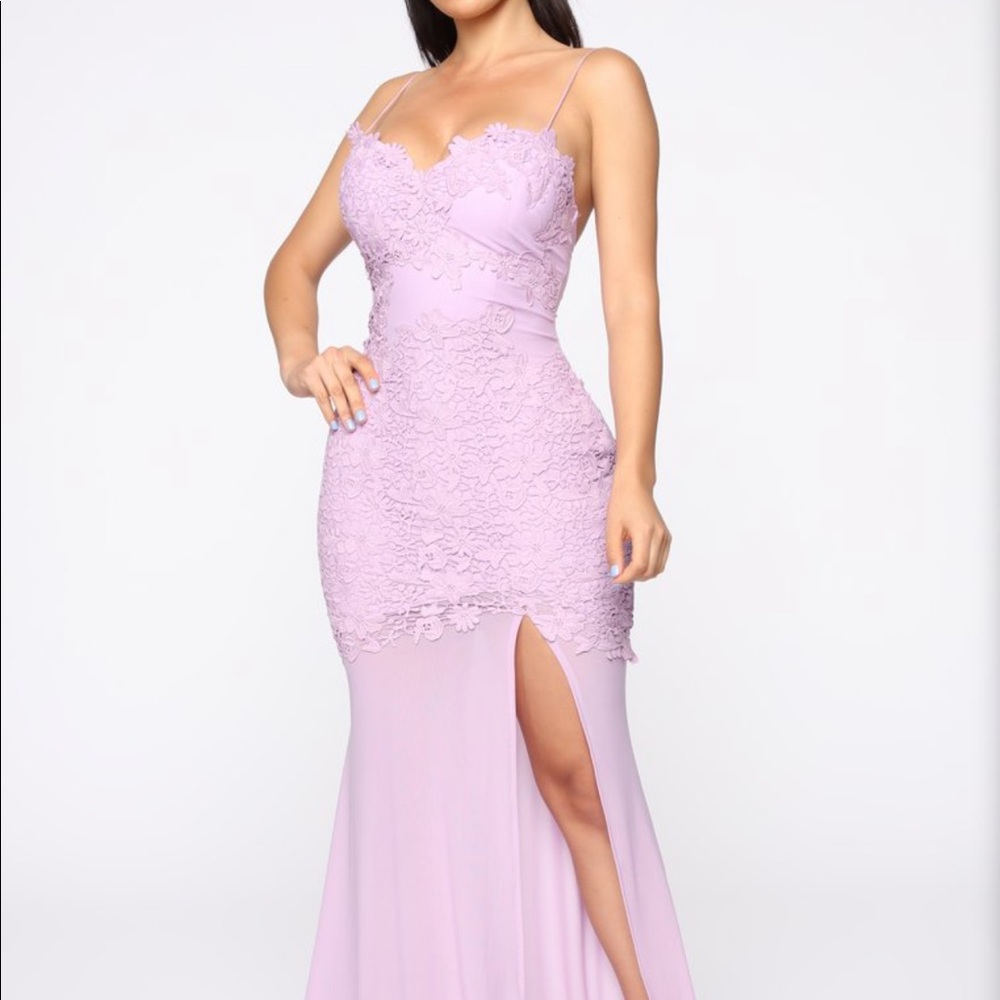 Fashion Nova exceptional evening dress lavender